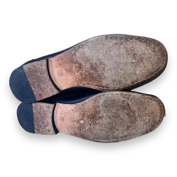 Sandrino by Sandro Moscoloni Black Leather Horse Bit Style Loafers‎ Men\'s 8.5 main image 9